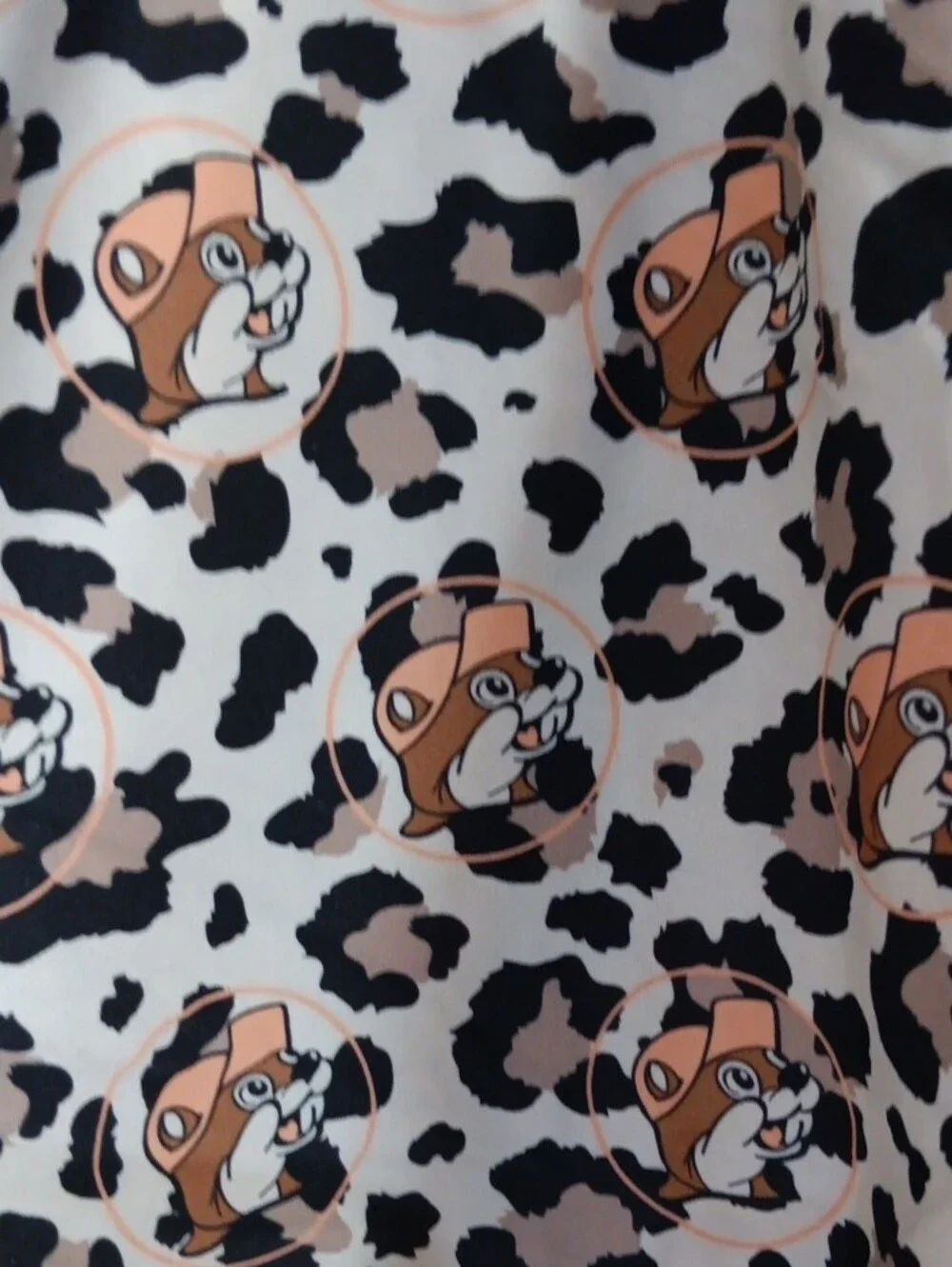 Buc-ee’s Leopard Print Ruffle Bow Swimsuit Size 5T